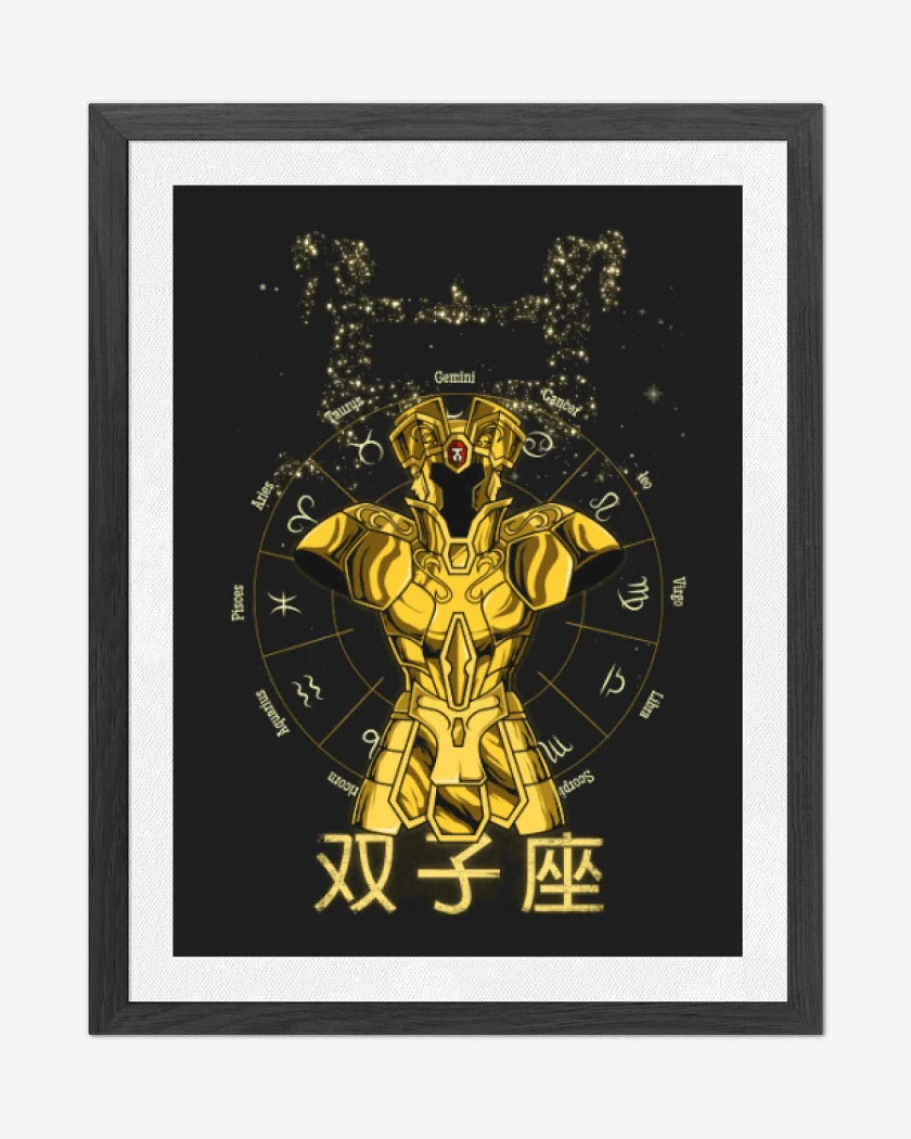 Cuadro decorativo Negro de Geminis