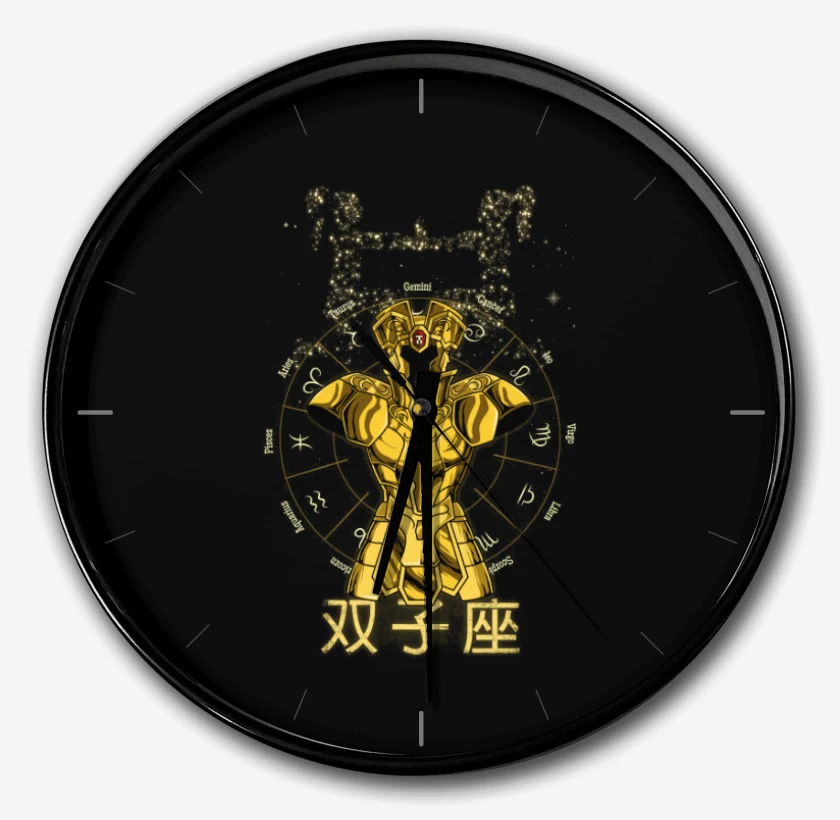 Reloj Negro de Geminis