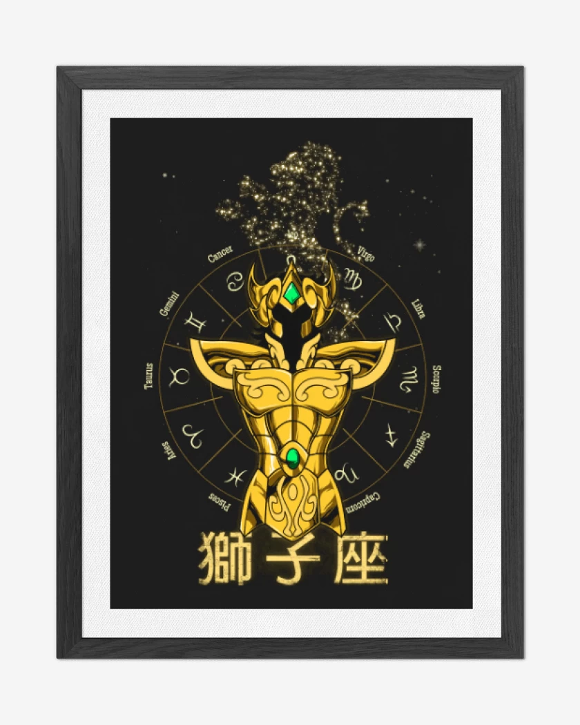 Cuadro decorativo Negro de Leo