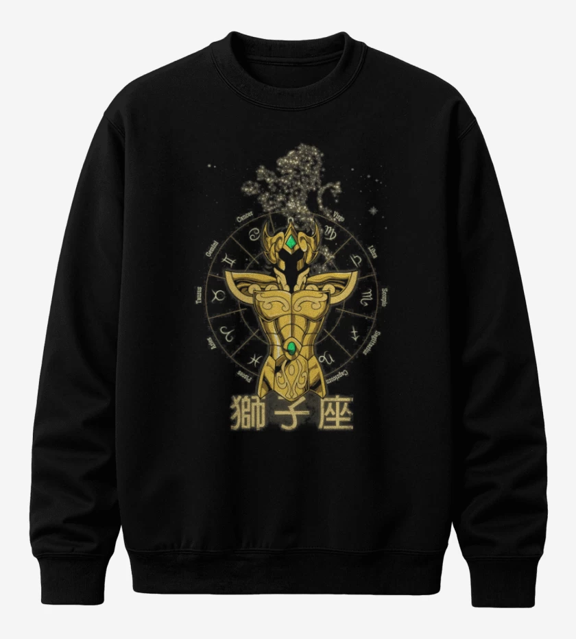 Poleron polo Negro de Leo