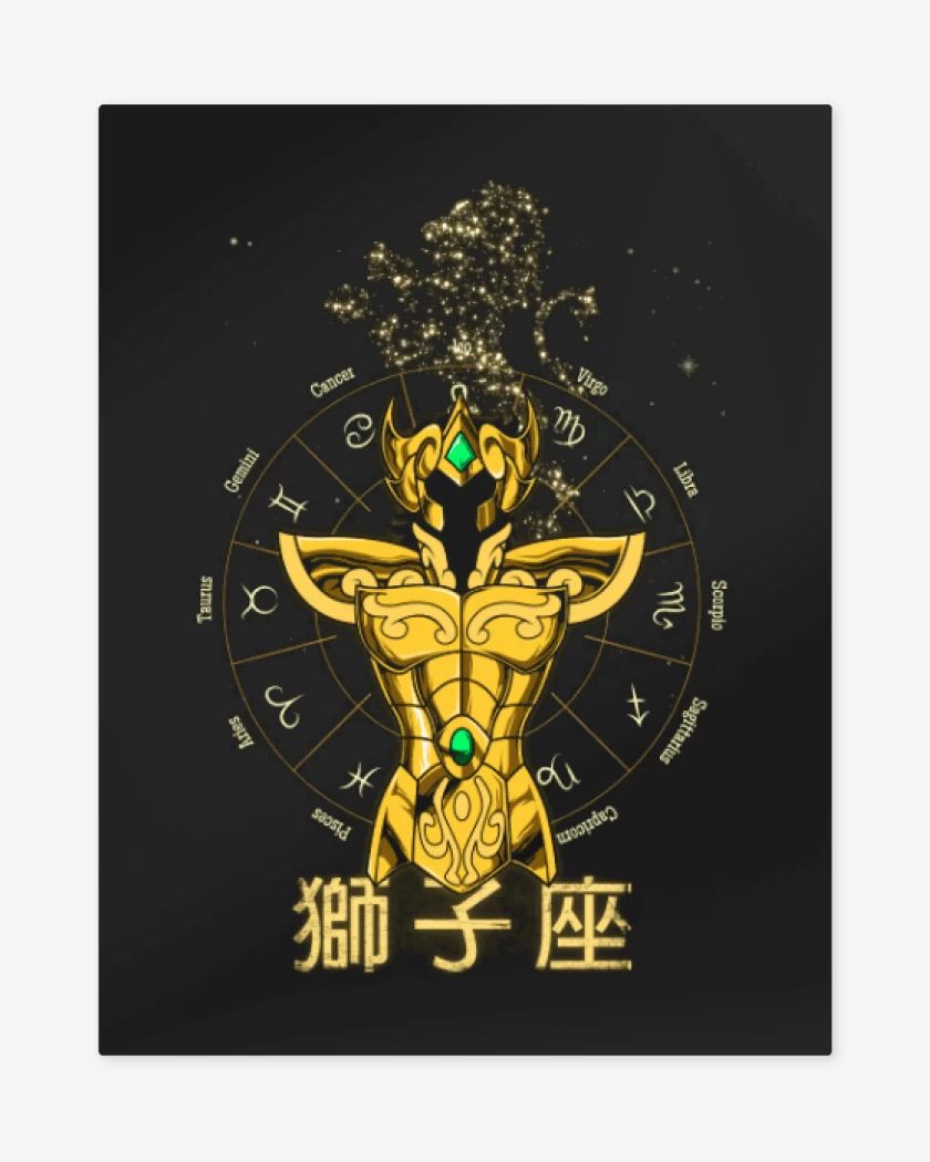 Print metalico Negro de Leo