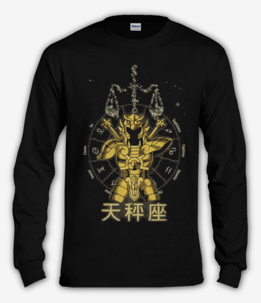 Polera manga larga Libra Saint Seiya