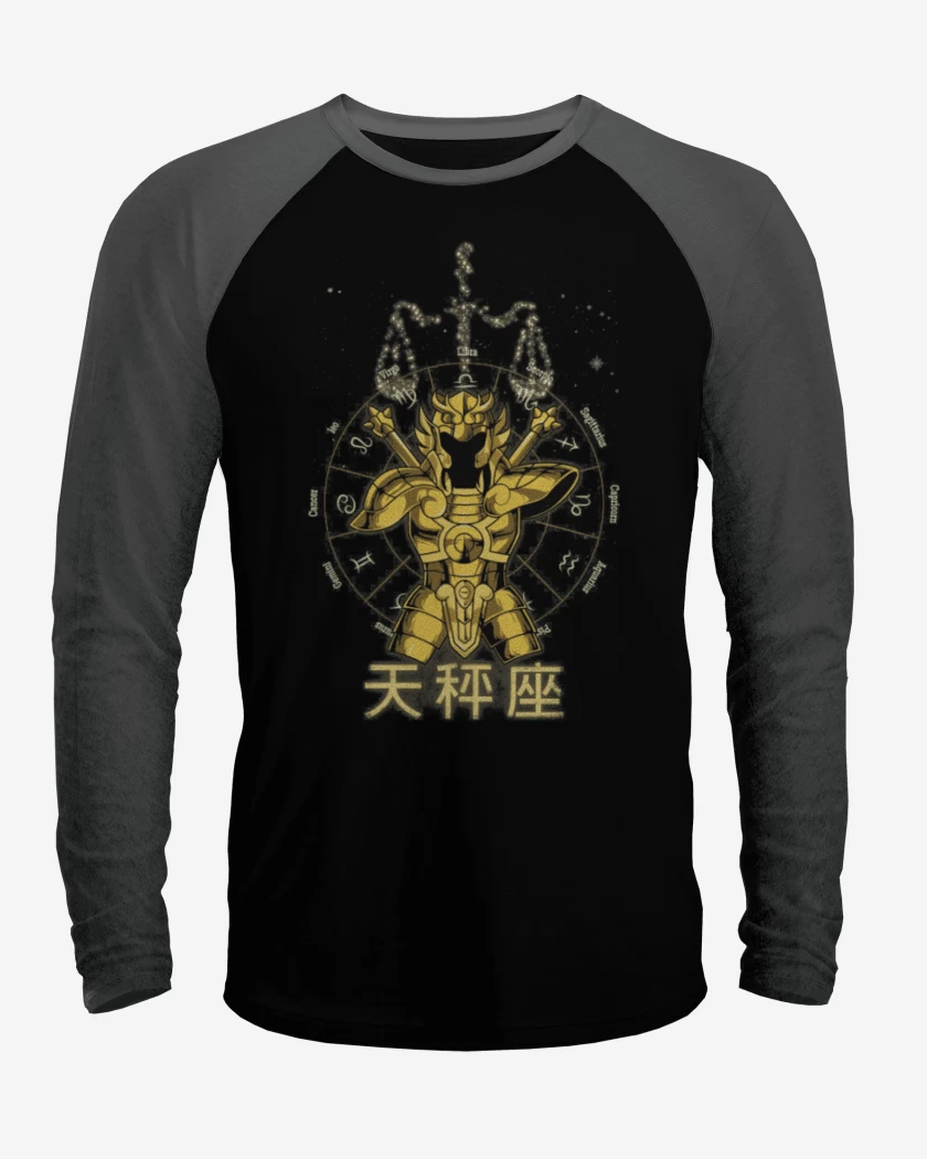 Polera Raglan Libra Saint Seiya