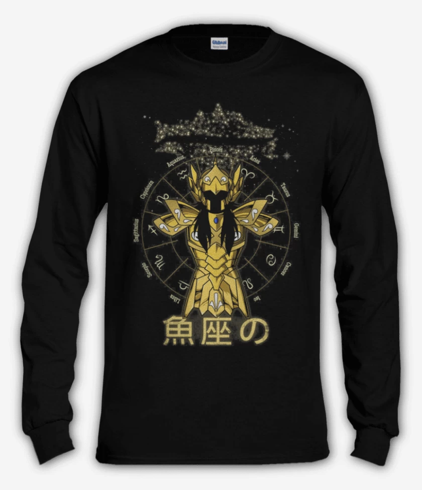 Polera manga larga Negro de Piscis