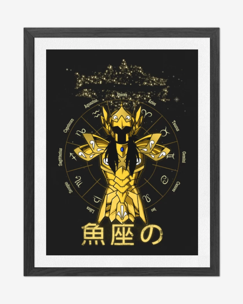 Cuadro decorativo Negro de Piscis