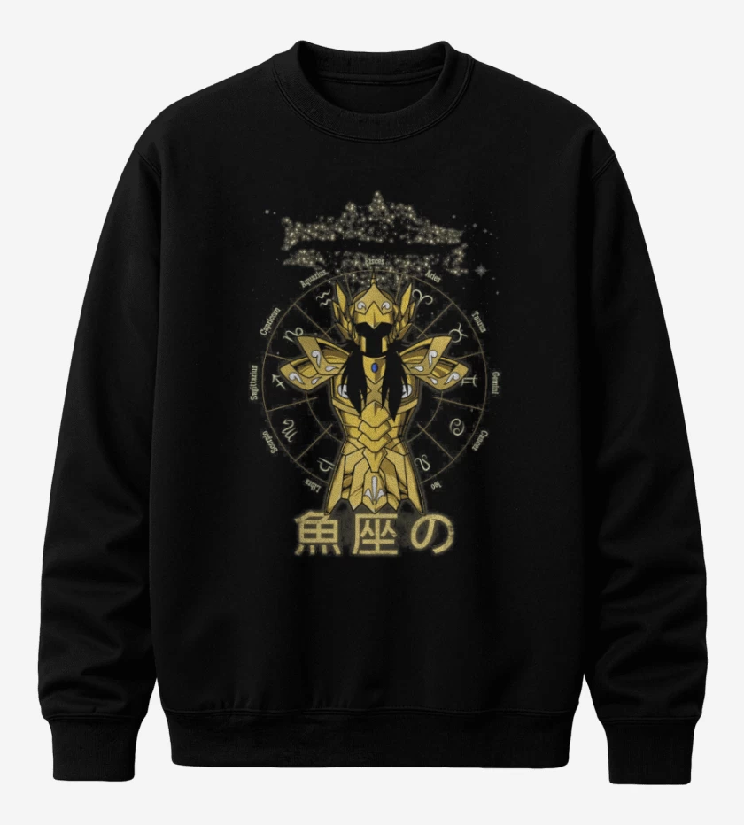 Poleron polo Negro de Piscis