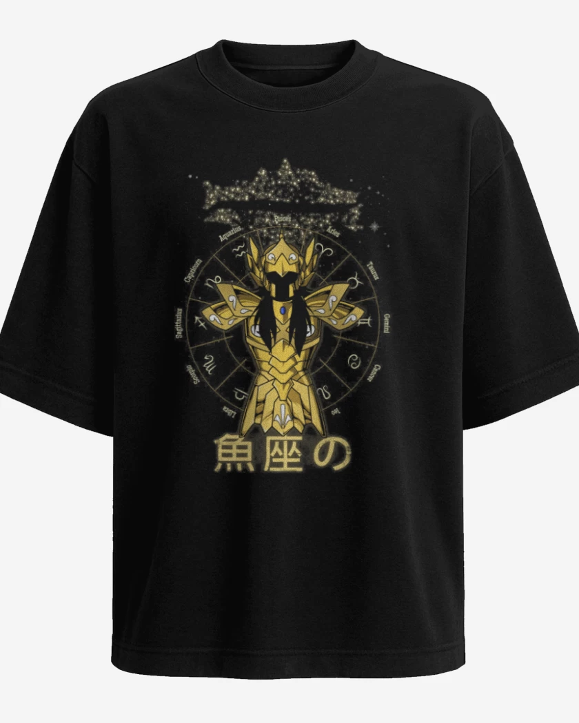 Polera Oversize Negro de Piscis