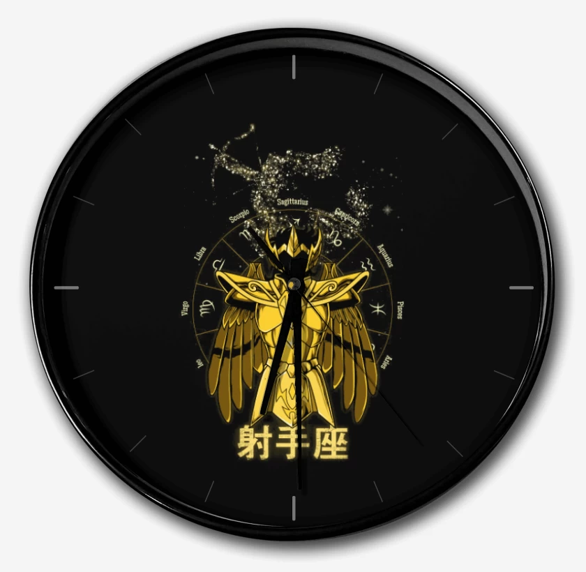 Reloj Negro de Sagitario Saint Seiya