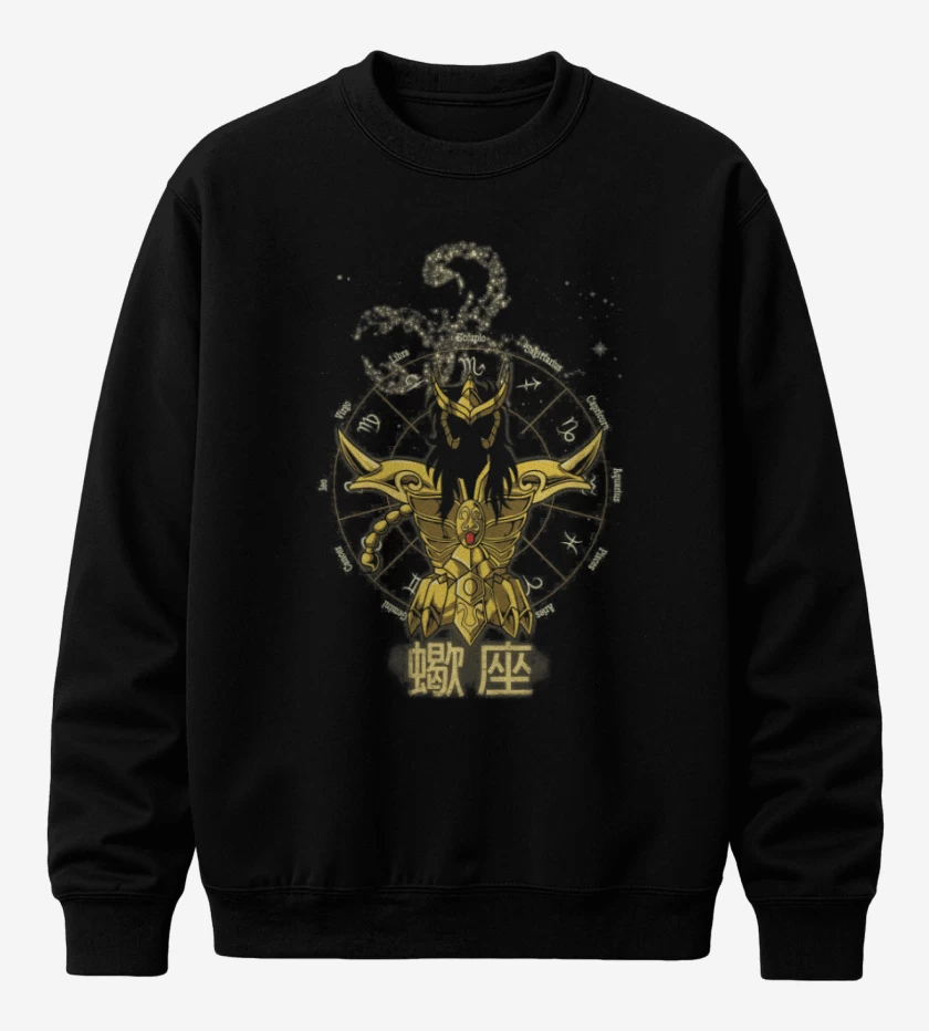 Poleron polo Escorpion Saint Seiya