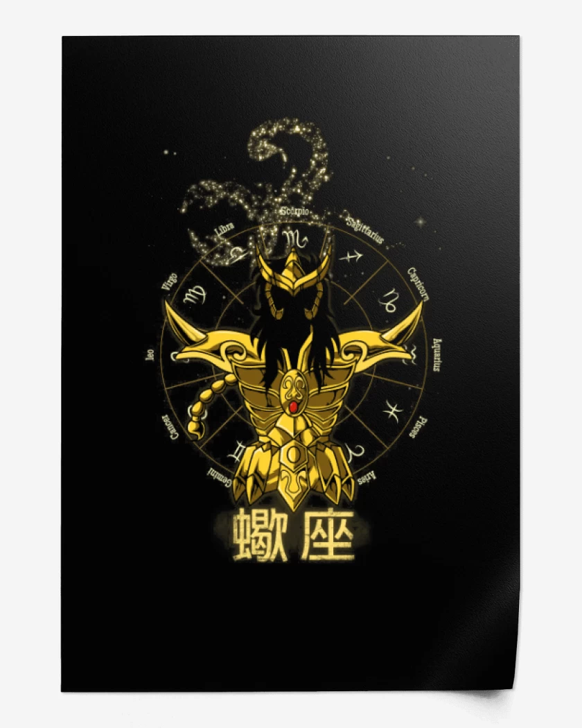 Print Escorpion Saint Seiya