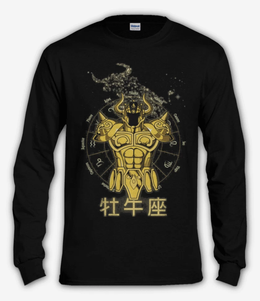Polera manga larga Negro de Tauro