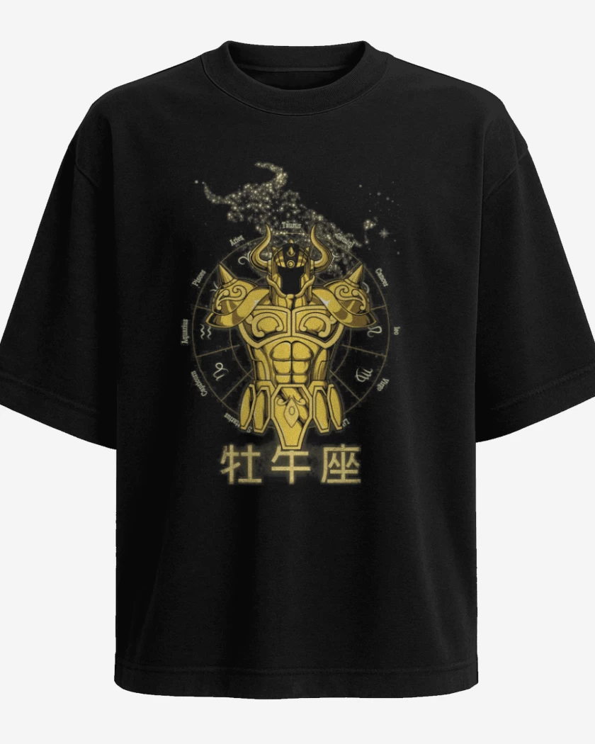 Polera Oversize Negro de Tauro
