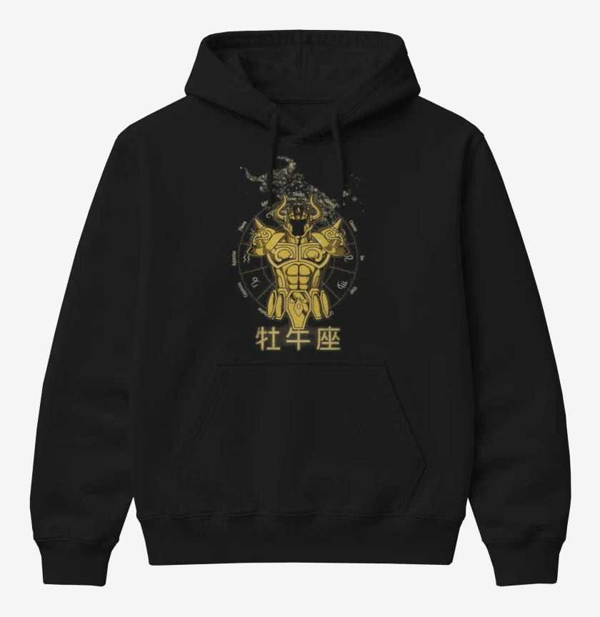 Poleron Canguro básico Negro de Tauro