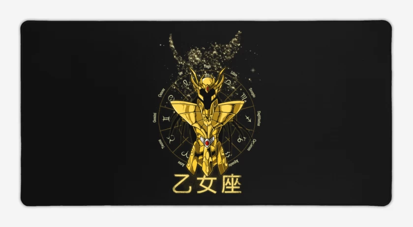 Mouse pad Gamer Negro de Virgo
