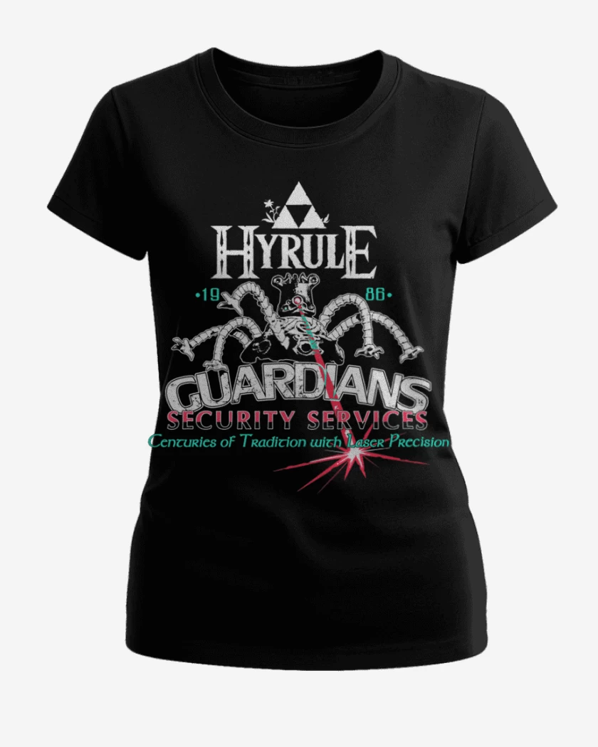 Polera de Mujer Negro de Hyrule Guardians