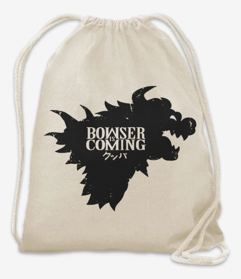 Mochila Blanco de Bowser Is Coming