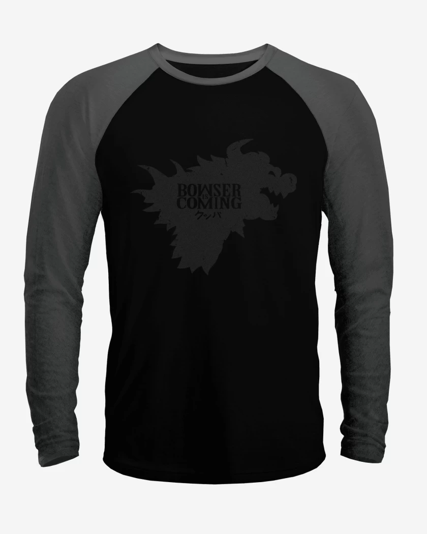 Polera Raglan Bowser Is Coming