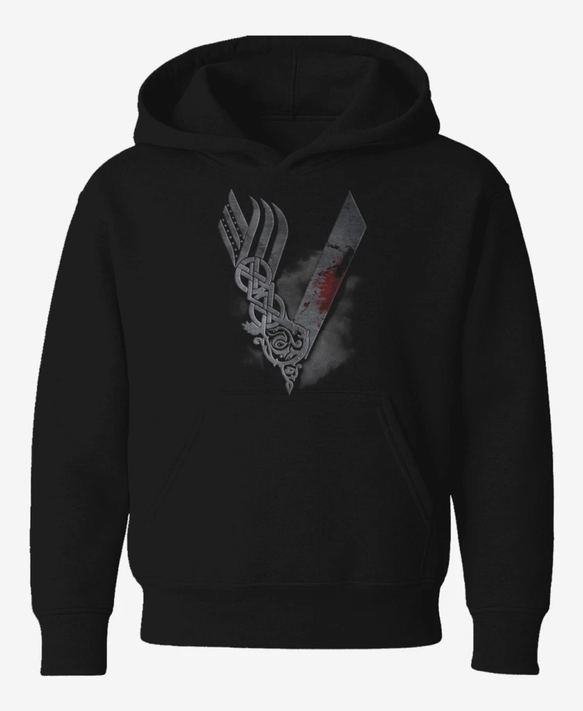 Poleron de niño Negro de Vikings
