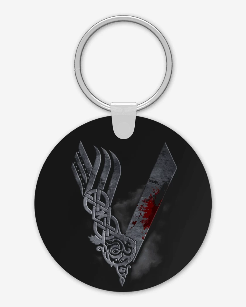Llavero Negro de Vikings