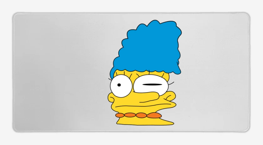 Mouse pad Gamer Blanco de Marge