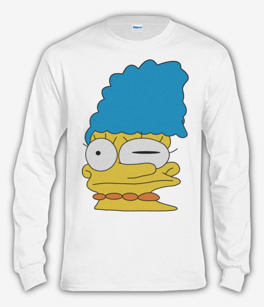 Polera manga larga Blanco de Marge