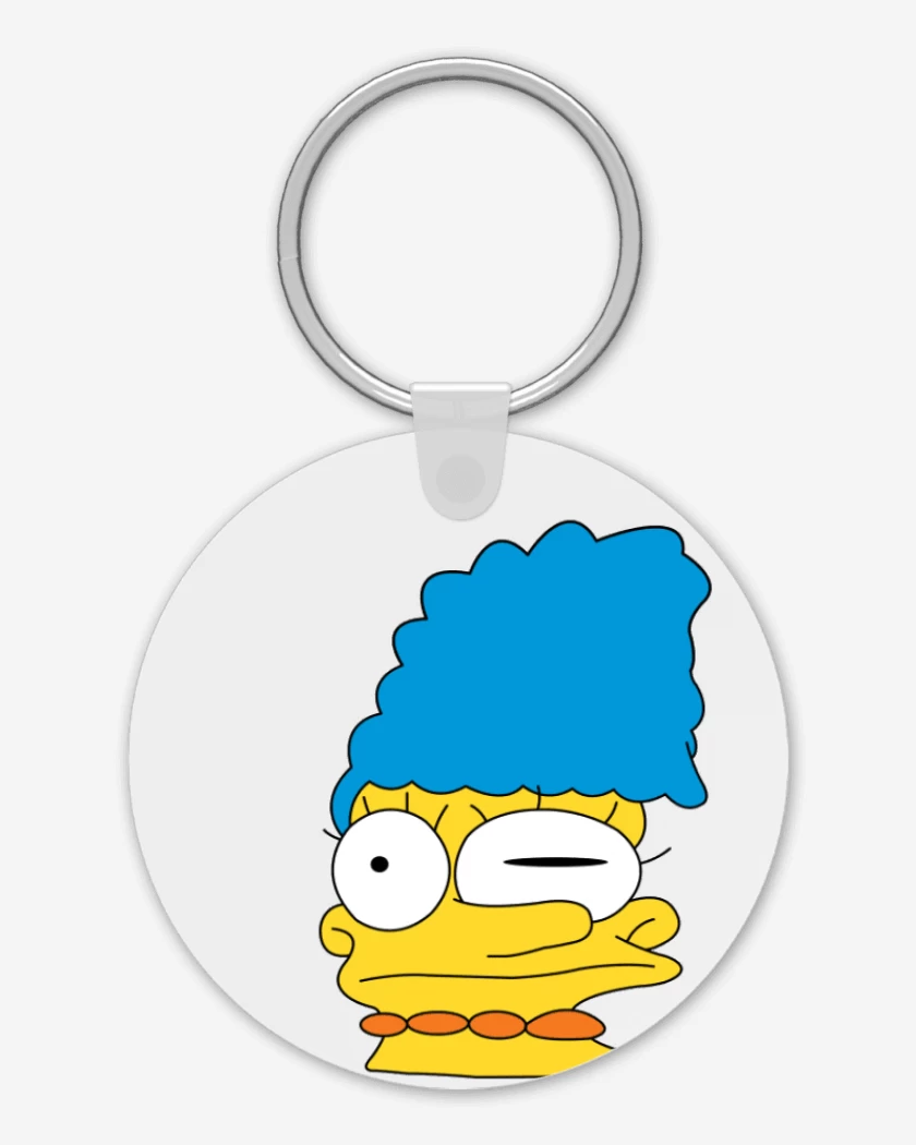 Llavero Blanco de Marge