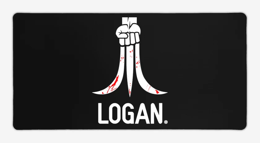 Mouse pad Gamer Negro de Logan