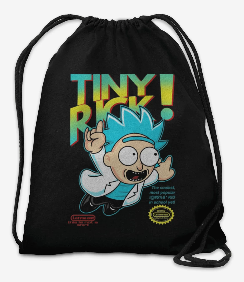 Mochila Negro de Tiny rick
