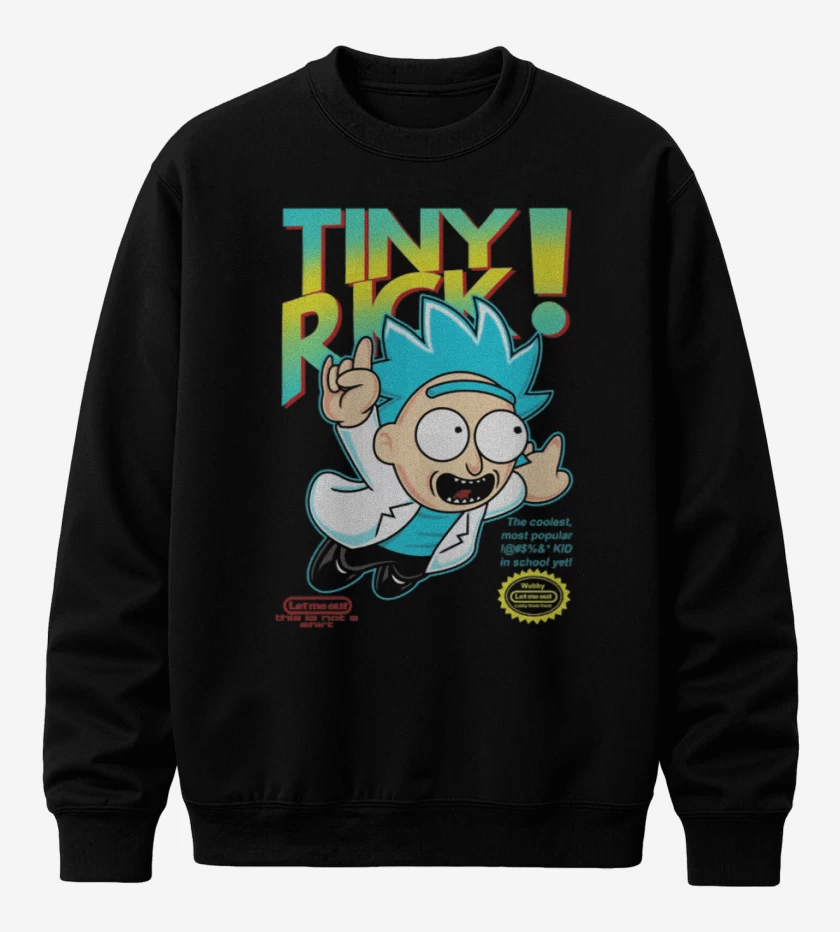 Poleron polo Negro de Tiny rick