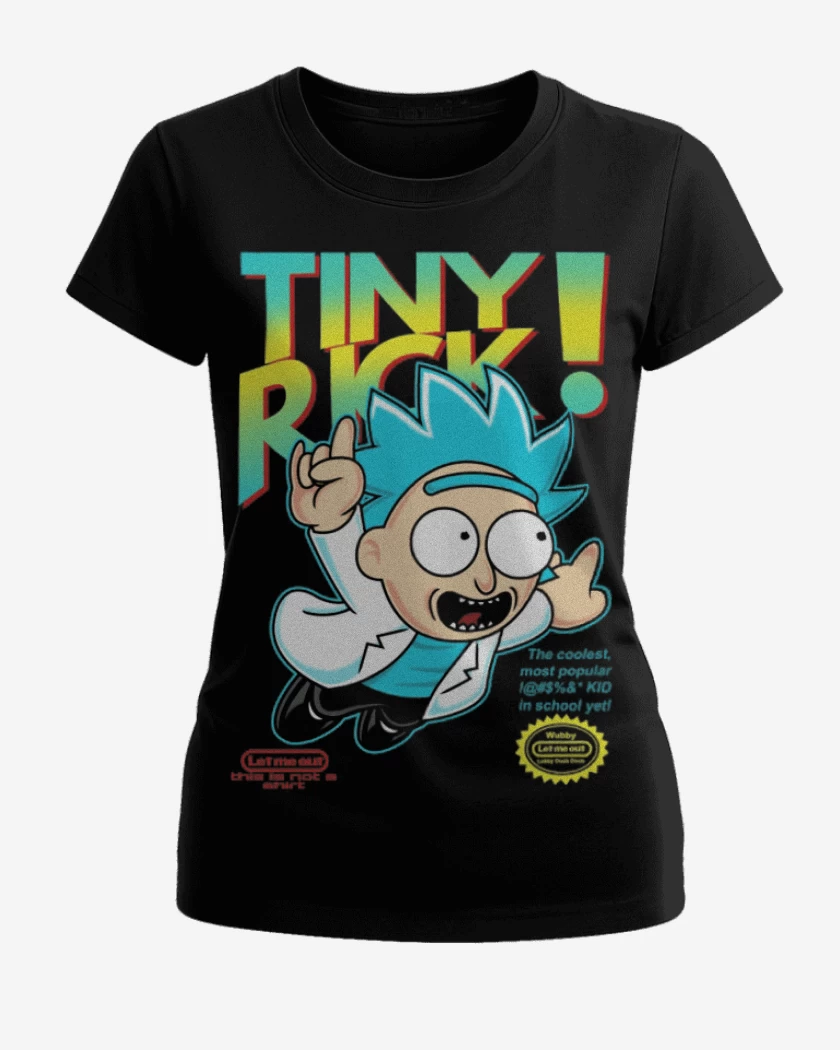 Polera de Mujer Negro de Tiny rick