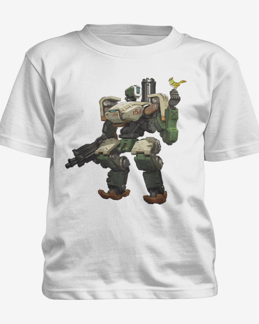 Polera de niño Blanco de Bastion full color