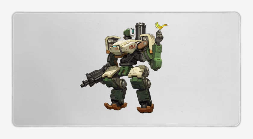 Mouse pad Gamer Blanco de Bastion full color