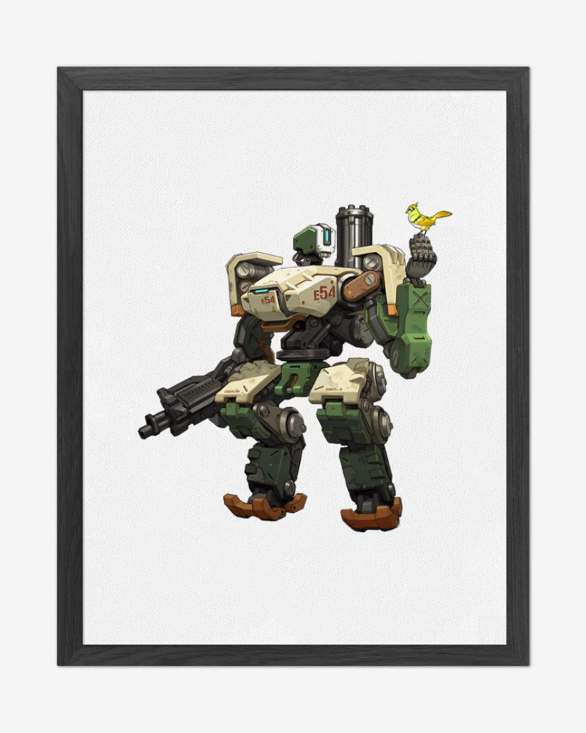 Cuadro decorativo Blanco de Bastion full color