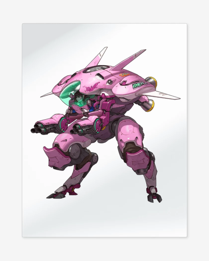 Print metalico Blanco de Dva full color