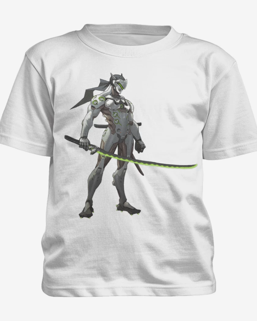 Polera de niño Blanco de Gengi full color