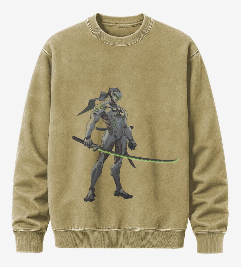 Poleron Polo Acid Wash Beige de Gengi full color