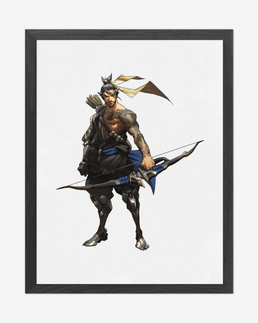 Cuadro decorativo Blanco de Hanzo full color