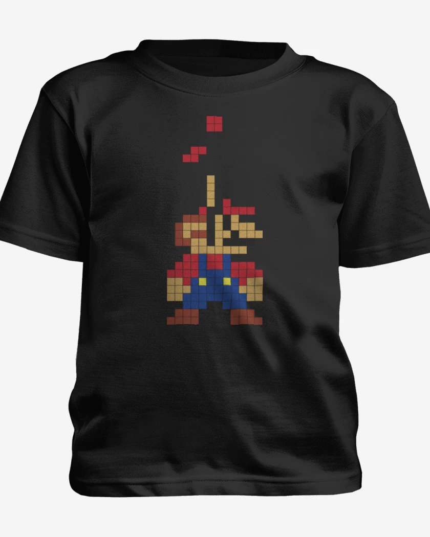 Polera de niño Negro de Tetris Bros