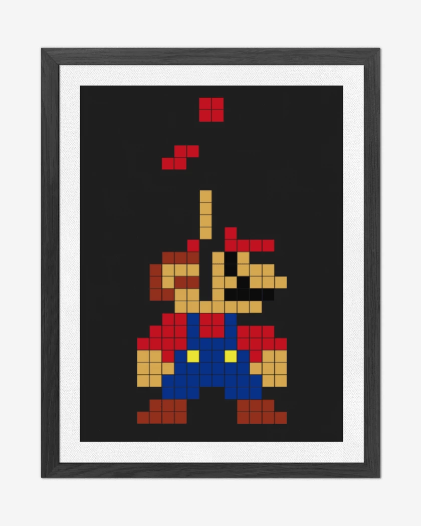 Cuadro decorativo Tetris Bros