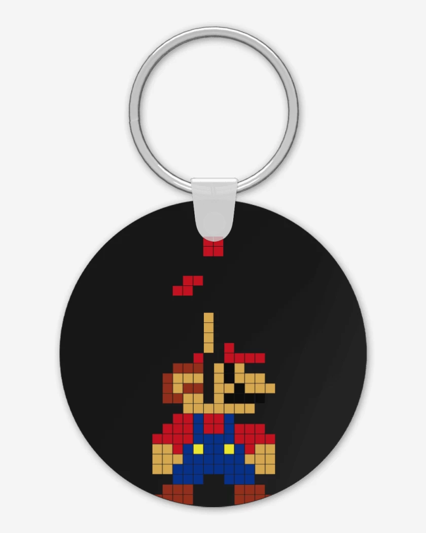 Llavero Negro de Tetris Bros