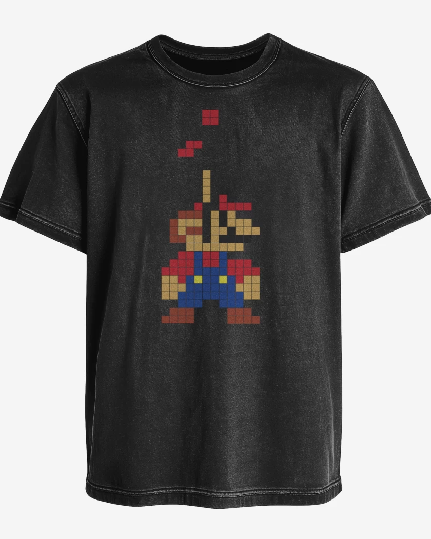 Polera desgastada Tetris Bros
