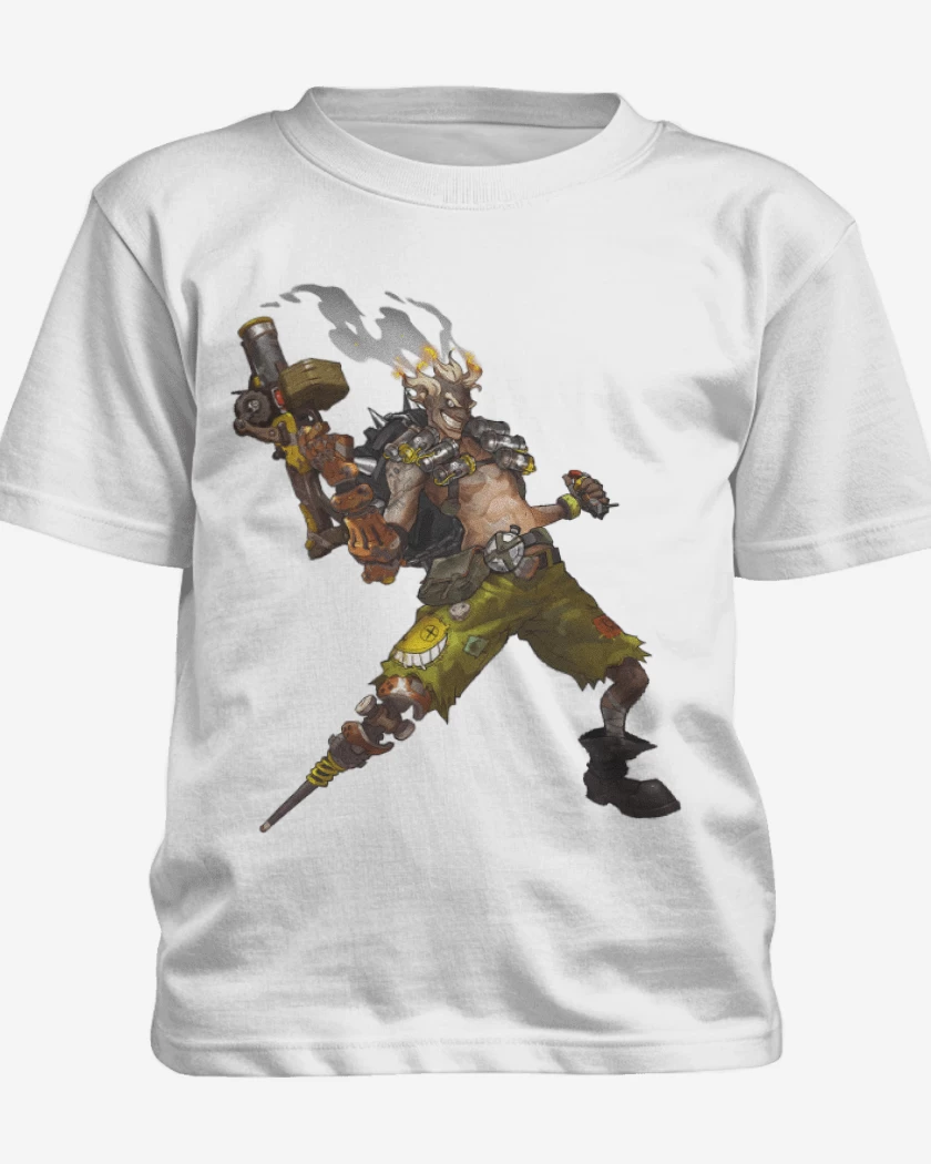 Polera de niño Blanco de Junkrat full color