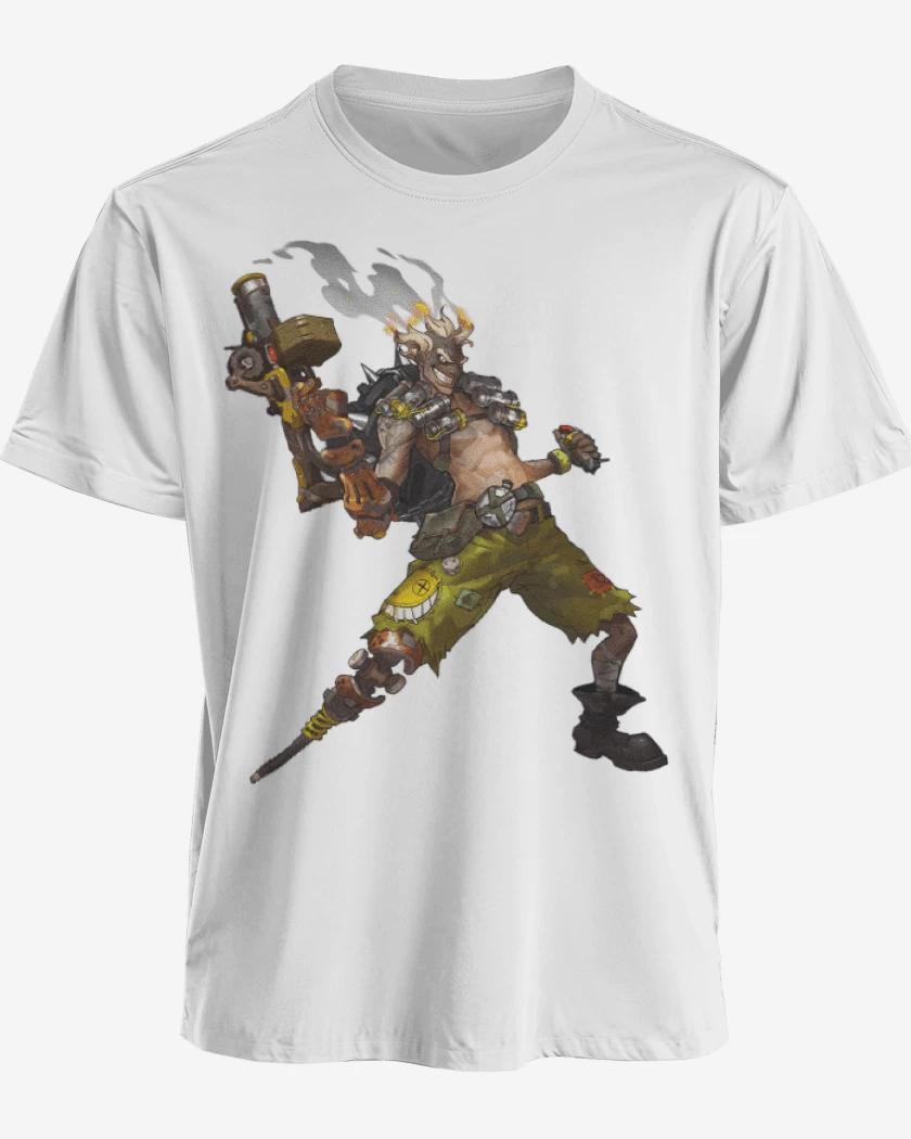Polera premium Blanco de Junkrat full color