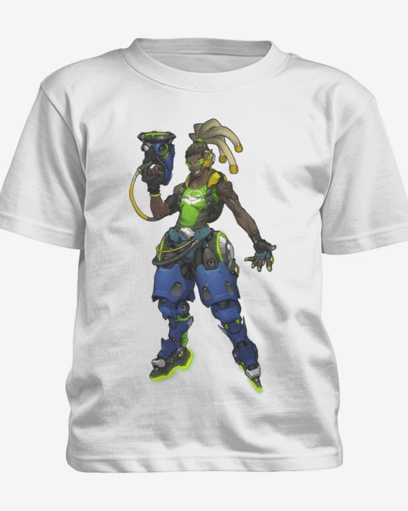 Polera de niño Blanco de Lucio full color