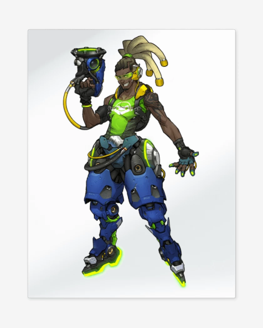 Print metalico Blanco de Lucio full color