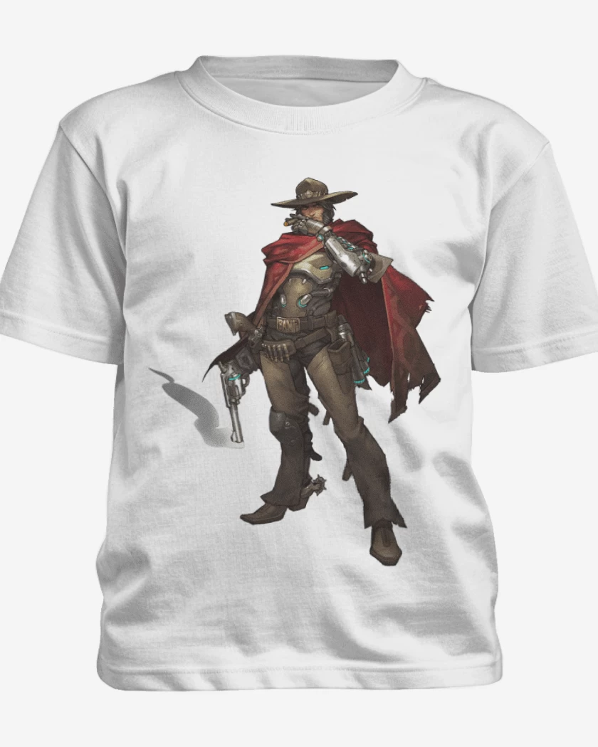 Polera de niño Blanco de Mc cree full color