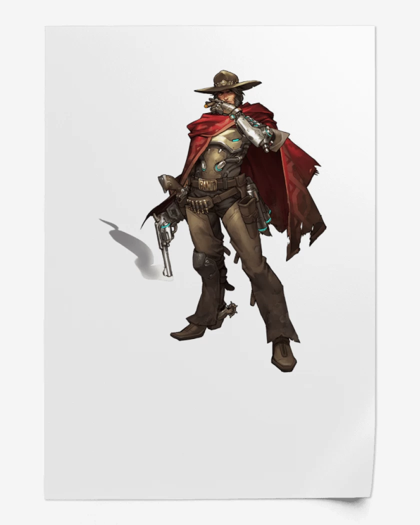 Print Blanco de Mc cree full color