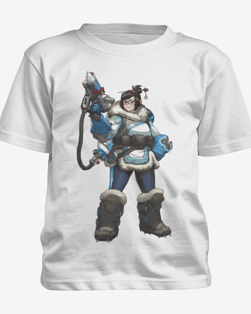 Polera de niño Blanco de Mei full color