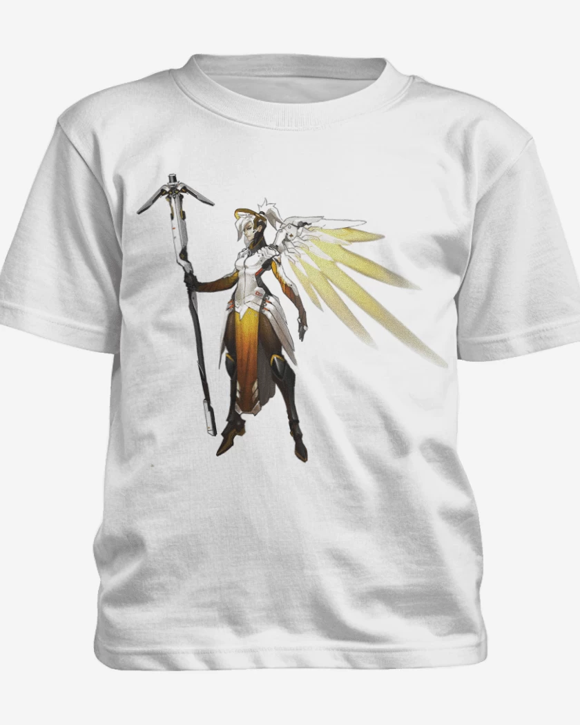 Polera de niño Blanco de Mercy Full color