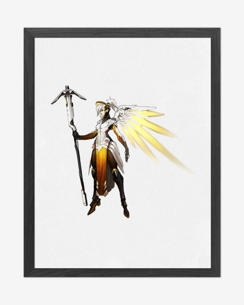 Cuadro decorativo Blanco de Mercy Full color